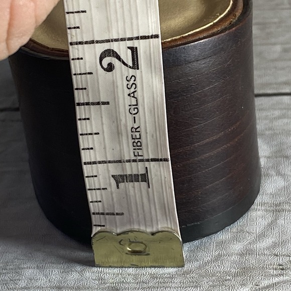 Brioso Sandals Womens 8 M Brown Leather Open Toe Mules Vintage Goody II Brazil - Picture 13 of 13